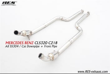All SS304 / Cat (With Cat) Downpipe + Front Pipe (Downpipe Back)